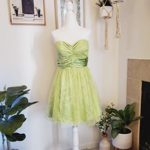 MXI Lime Green Formal Dress Size 7